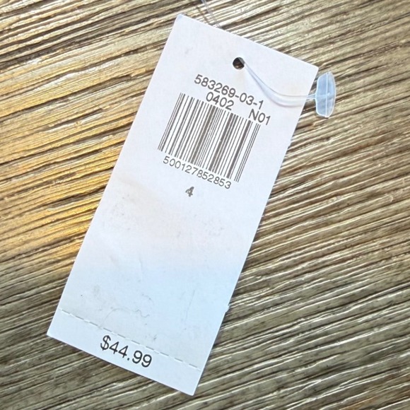 Old Navy Extra High-Rise Wide Leg Cargo Pants Satin Shine Brown Womens 4 NEW - Picture 4 of 10